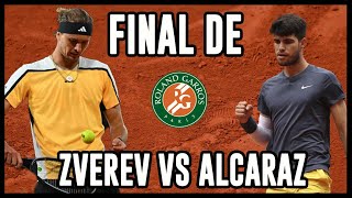 Alcaraz vs Zverev  Final de Roland Garros 2024  La previa de BATennis [upl. by Nirot]