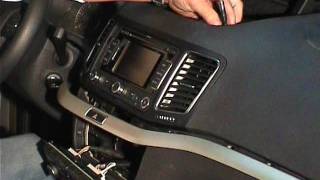 Radio Seat Alhambra  Radio Volkswagen Sharan  How to remove radio unit on Alhambra [upl. by Aihsotan916]