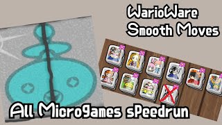 WarioWare Smooth Moves All microgames speedrun [upl. by Aisnetroh553]