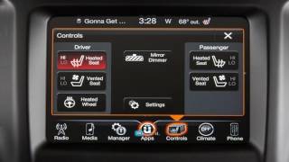 HeatedVented SeatsSeat heaters and ventilated seats in 2017 Ram Truck [upl. by Ninetta839]