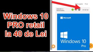 Licențe Windows 10 PRO Retail la doar 40 de lei [upl. by Ive592]