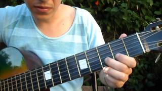 UN BESO Y UNA FLOR TUTORIAL GUITARRA PUNTEO [upl. by Ha847]