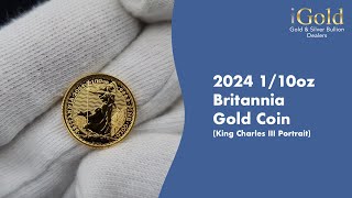 2024 110oz Britannia Gold Coin  Newest edition to the Britannia mintage [upl. by Sirehc]