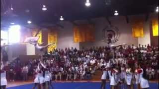 Monsignor Pace Cheer 2013 Winter Peprally [upl. by O'Hara754]