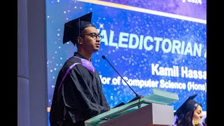 Valedictorian Speech by Kamil Hassan  APU Graduation Ceremony 2024 [upl. by Oshinski]