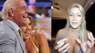 Lacey Von Erich on Ric Flair Cutting Her Arm [upl. by Reedy]