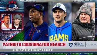 LIVE Patriots Daily Brett Kollmann Talks Patriots Coordinator GM Search [upl. by Sonstrom]