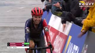 Highlights 2022 UCI Cyclocross World Cup Overijse  Elite Women [upl. by Arag]