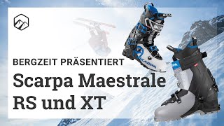 Scarpa Maestrale RS und XT FreerideSchuhe im Vergleich  Bergzeit [upl. by Sletten]