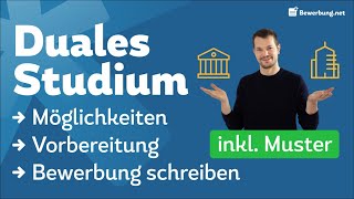 Bewerbung Duales Studium  Tricks  Vorlage [upl. by Noitsirhc]