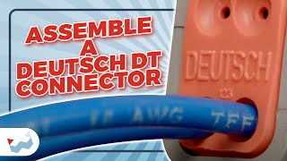 How to Assemble and Disassemble Deutsch DT Connectors [upl. by Dleifyar895]