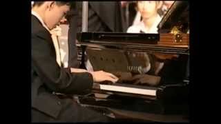 Yundi Li at age 15  Yellow River Piano Concerto [upl. by Dammahom]