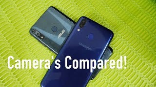 Samsung Galaxy M20 vs Zenfone Max Pro M2 Camera Compared [upl. by Maxine]