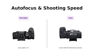 Sony Alpha 7 IV vs Canon EOS R10 📸🔥 [upl. by Assiar70]