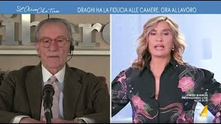 La furia di Vittorio Feltri quotHo letà del dattero ma sono ancora qua a rompere i coglioniquot [upl. by Annez]