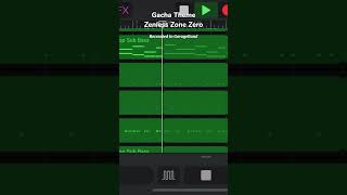 Gacha Theme ZZZ in garageband zzz gacha gachatheme garageband [upl. by Sherard]