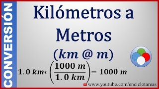 Convertir de Kilómetros a Metros Km a Metros [upl. by Anattar741]