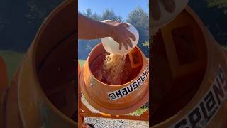 Using a Cement Mixer to Make a Massive Chocolate Chip Cookie [upl. by Saref]