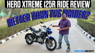 Hero Xtreme 125R Ride Review  Best 125cc Bike In India  MotorBeam [upl. by Gussi]