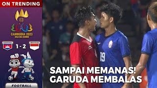 PERMAINAN GEMILANG Cambodia 1 Vs Indonesia 2  SEA GAMES 32 CAMBODIA [upl. by Aissatsan]