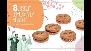 Collation Zéro Déchet  Biscuit joyeux à la noisette [upl. by Aerdnas]