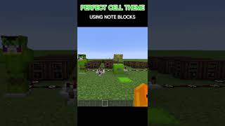 Perfect Cell Theme on Note Blocks shorts perfectcell dbz [upl. by Sarah]