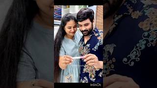 Snehan and Kannika pregnancy reveal cute lovely couples 🥰💫❤ [upl. by Amerd]