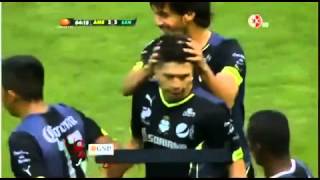 Golazo de Oribe Peralta vs América CLAUSURA 2014 [upl. by Akemyt]