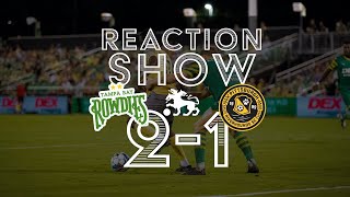 Reaction Show Tampa Bay Rowdies 2  Pittsburgh Riverhounds 1 [upl. by Norene]