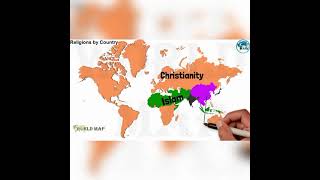 Majority Religion by Country Major Religions of the World Countries of Religion with Countries [upl. by Ehtiaf]