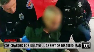 Bully Cop CHARGED For Unlawfully Arresting Disabled Customer [upl. by Egwin886]