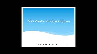 SBA amp DOD All Small Mentor Protégé Program Joint Ventures [upl. by Lielos]