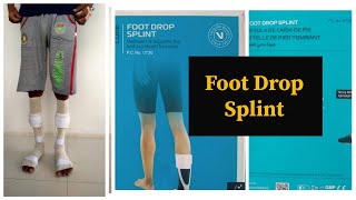 FOOT DROP SPLINT [upl. by Waylen]