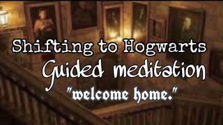 hogwarts shifting subliminal 6hz theta waves fireplace crackling soft rain music [upl. by Elvah]