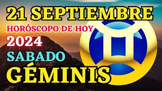 🌟𝐂𝐨𝐦𝐢𝐞𝐧𝐳𝐚𝐬 𝐔𝐧𝐚 𝐍𝐮𝐞𝐯𝐚 𝐄𝐭𝐚𝐩𝐚🎊Horoscopo Géminis Hoy ♊ 21 de Septiembre de 2024 💥 [upl. by Danit]