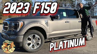 NEW 2023 FORD F150 PLATINUM Luxurious amp Capable Truck w FX4 Cold Startup 701A [upl. by Ecirehc]