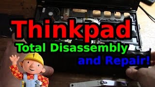 Total Disassembly ReplaceRepair ThinkPad X200 Chassis Motherboard Wifi RAM SSD etc [upl. by Elo]