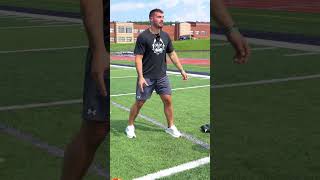 How to perfect your defensive end stance⭐️🏈 [upl. by Azenav]