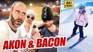 AKON amp BACON PÅ AFTERSKI I FJÄLLEN  SKIDRESA VLOGG Del 3 [upl. by Garwin122]