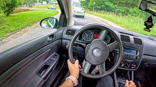 2004 Volkswagen Golf MK5  19 TDI 105 hp  POV Test Drive [upl. by Nelly319]