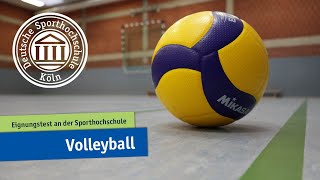 Volleyball  Eignungstest an der Sporthochschule [upl. by Vig]