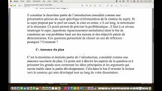 Structure de la dissertation argumentative Plan dialectique [upl. by Notla923]