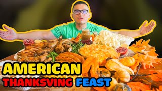 How to cook an AMERICAN THANKSGIVING FEAST [upl. by Tisbe103]