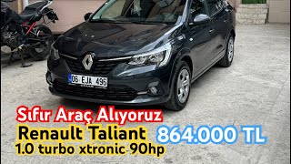 SIFIR ARABA ALIYORUZ  RENAULT TALİANT 10 turbo XTRONİC [upl. by Flo730]