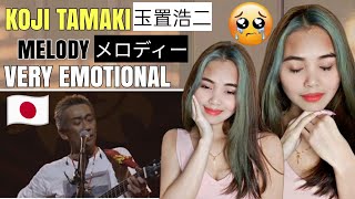 KOJI TAMAKI 玉置浩二 『メロディー』Live at Tokyo International Forum 19971122  フィリピーナ リアクション Reaction Video [upl. by Ahsika]