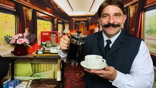 First Class Train Attendant Relaxes You amp Tends To Your Needs🚂 ☕️🗞️ASMR Role Play [upl. by Secnarf]