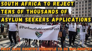 South Africa to Reject Tens of Thousands of Asylum Applications Under quotFirst Safe Countryquot Principle [upl. by Karab]