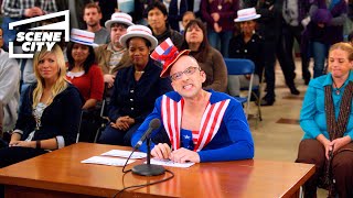 Student Body President Debate Gets Heated  Community Joel McHale Alison Brie Jim Rash [upl. by Annayad]