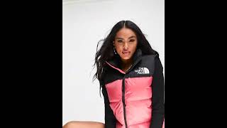 THE NORTH FACE Shiny 1996 Retro Nuptse Gilet Vest Pink TNF Black Women  Asos [upl. by Jaylene]