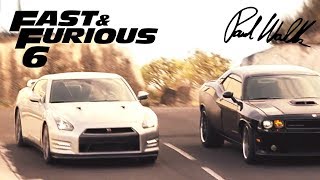 Opening Race  FAST and FURIOUS 6 GTR amp SRT8 1080p [upl. by Kwan41]